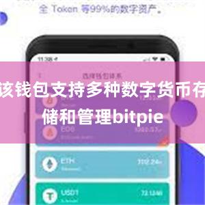 该钱包支持多种数字货币存储和管理bitpie