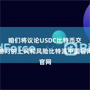 咱们将议论USDC比特币交游对的上风和风险比特派中国官网